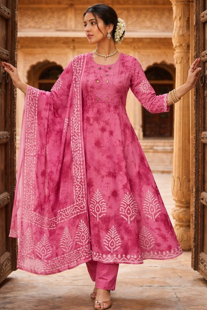 Premium Muslin Anarkali Suit